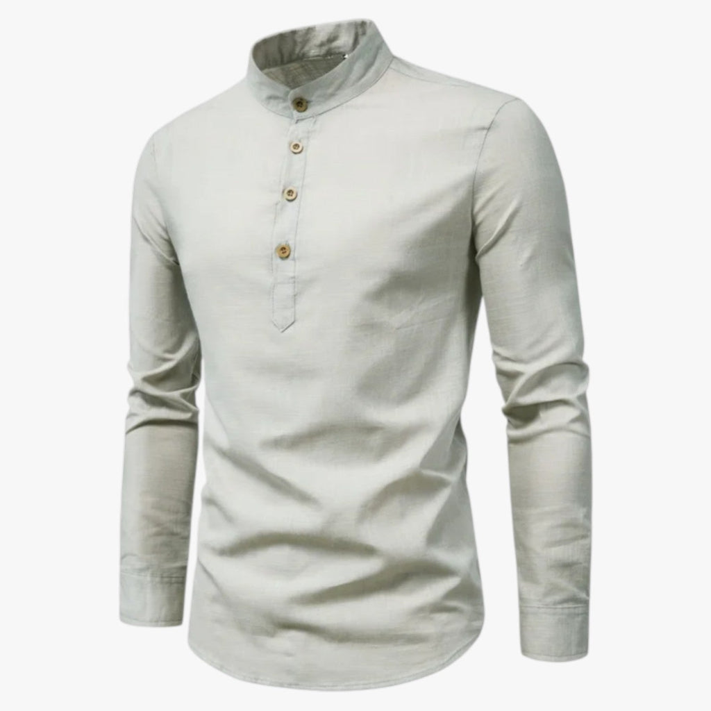 Railey | Herren-Hemd aus Baumwolle und Leinen – Frischer Frühling mit lässigem Stil