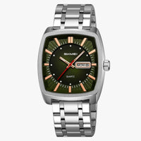 Alfred | Herrenarmbanduhr wasserdicht mit Datum und lumineszierendem Zifferblatt