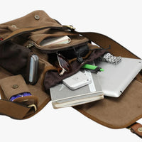 Adam | Herren Messenger-Tasche aus Vintage-Nylon Praktisch, Leicht, Immer bei Dir