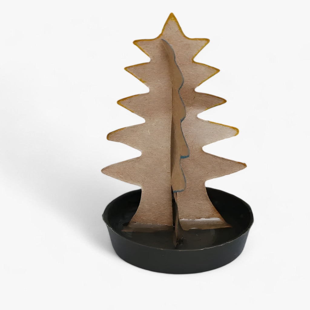Magischer Weihnachtsbaum aus Kristall - Wissenschaftliche und festliche Dekoration
