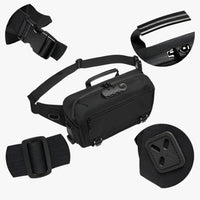 Dominick | Wasserdichter Antidiebstahl-Umhängetasche mit USB-Ladeanschluss