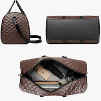 Jake | Herrenleder-Wochtasche: Elegant und geräumig für jede Reise