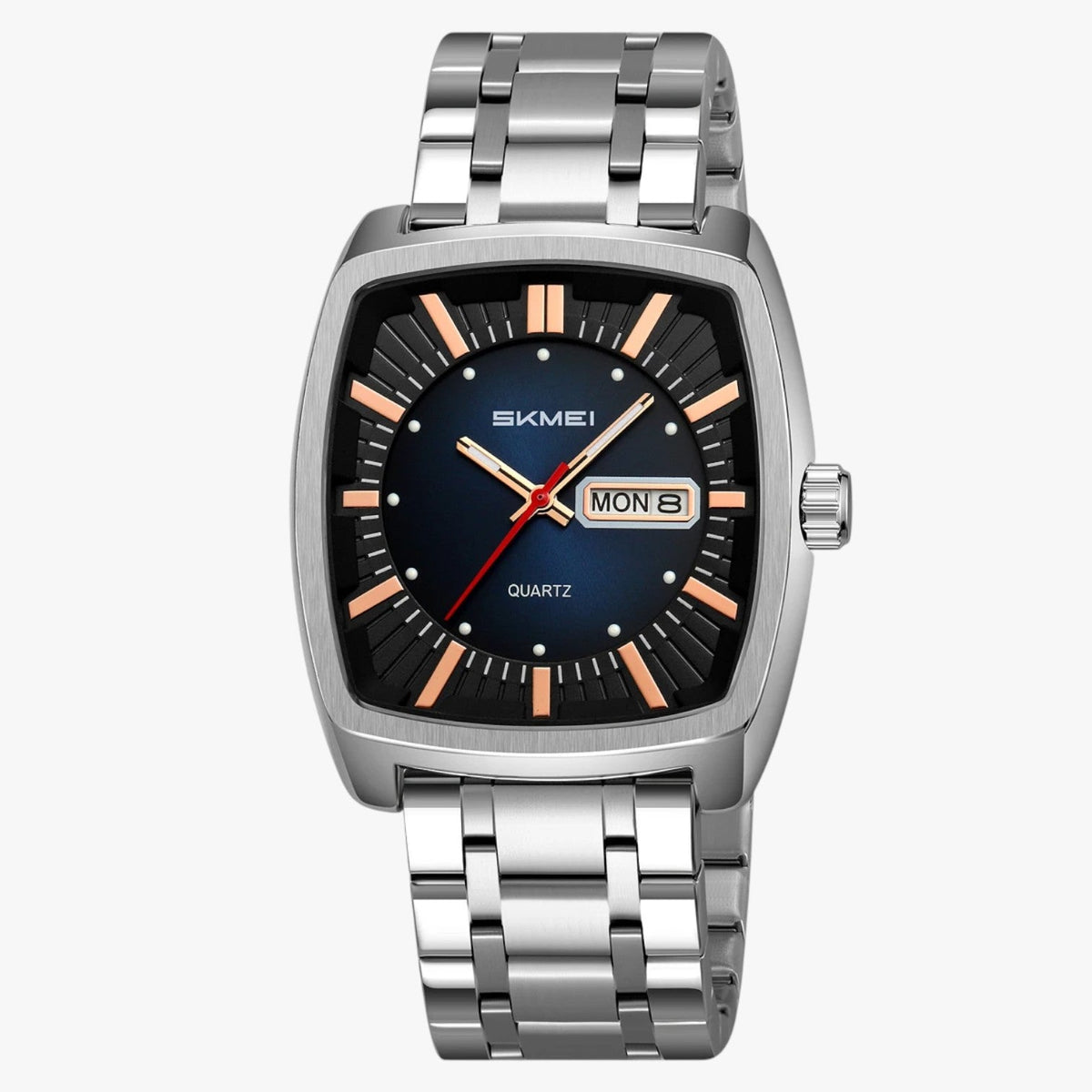 Alfred | Herrenarmbanduhr wasserdicht mit Datum und lumineszierendem Zifferblatt