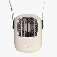 Tragbarer Nacken- und Deckenventilator - Wiederaufladbare Kühlung mit LED-Licht
