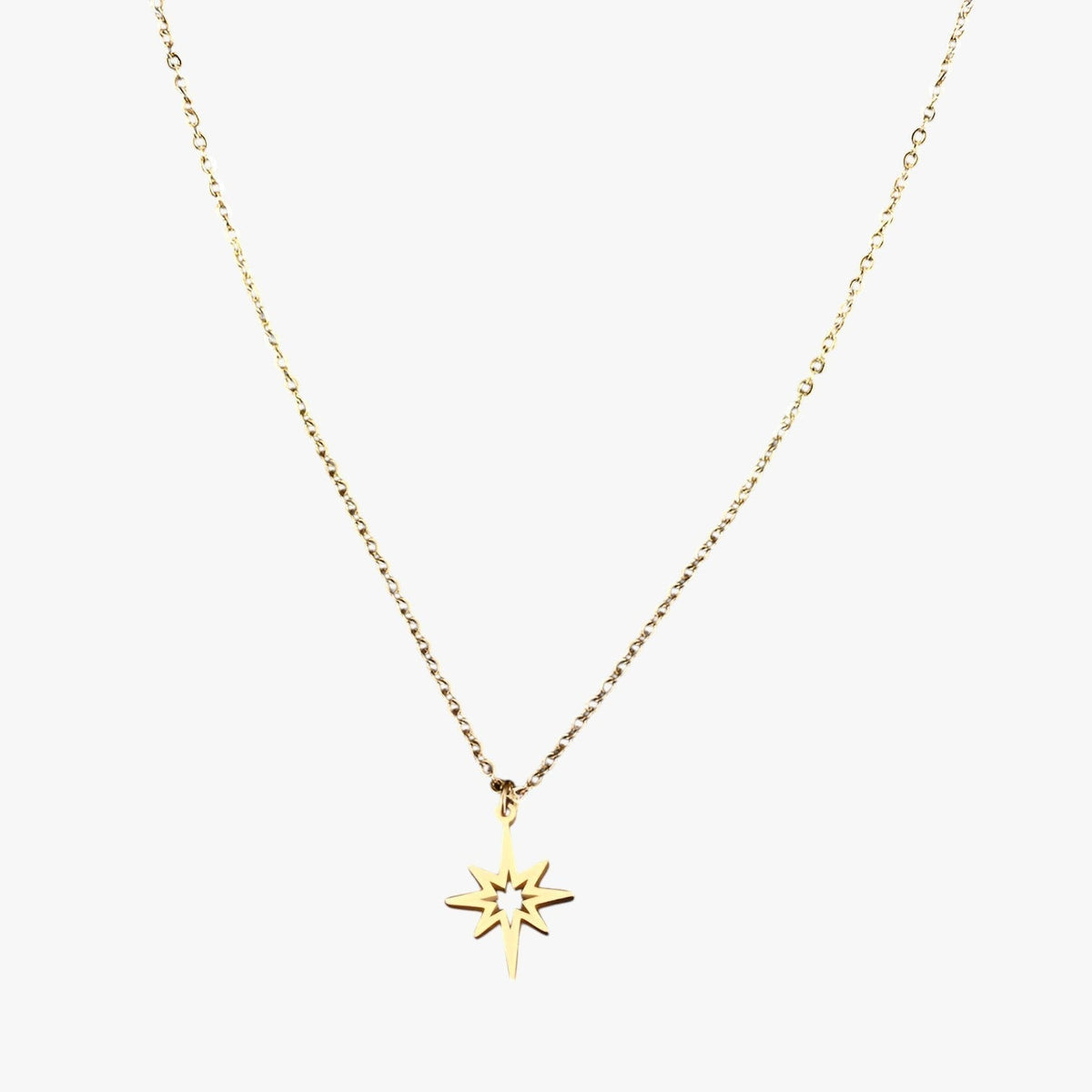 Lilith | Elegante Halskette mit Sternanhänger aus Edelstahl