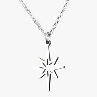 Lilith | Elegante Halskette mit Sternanhänger aus Edelstahl