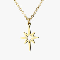 Lilith | Elegante Halskette mit Sternanhänger aus Edelstahl