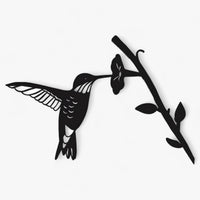 Gartendekoration | Metallvogel-Silhouette – Kunst im Hintergarten