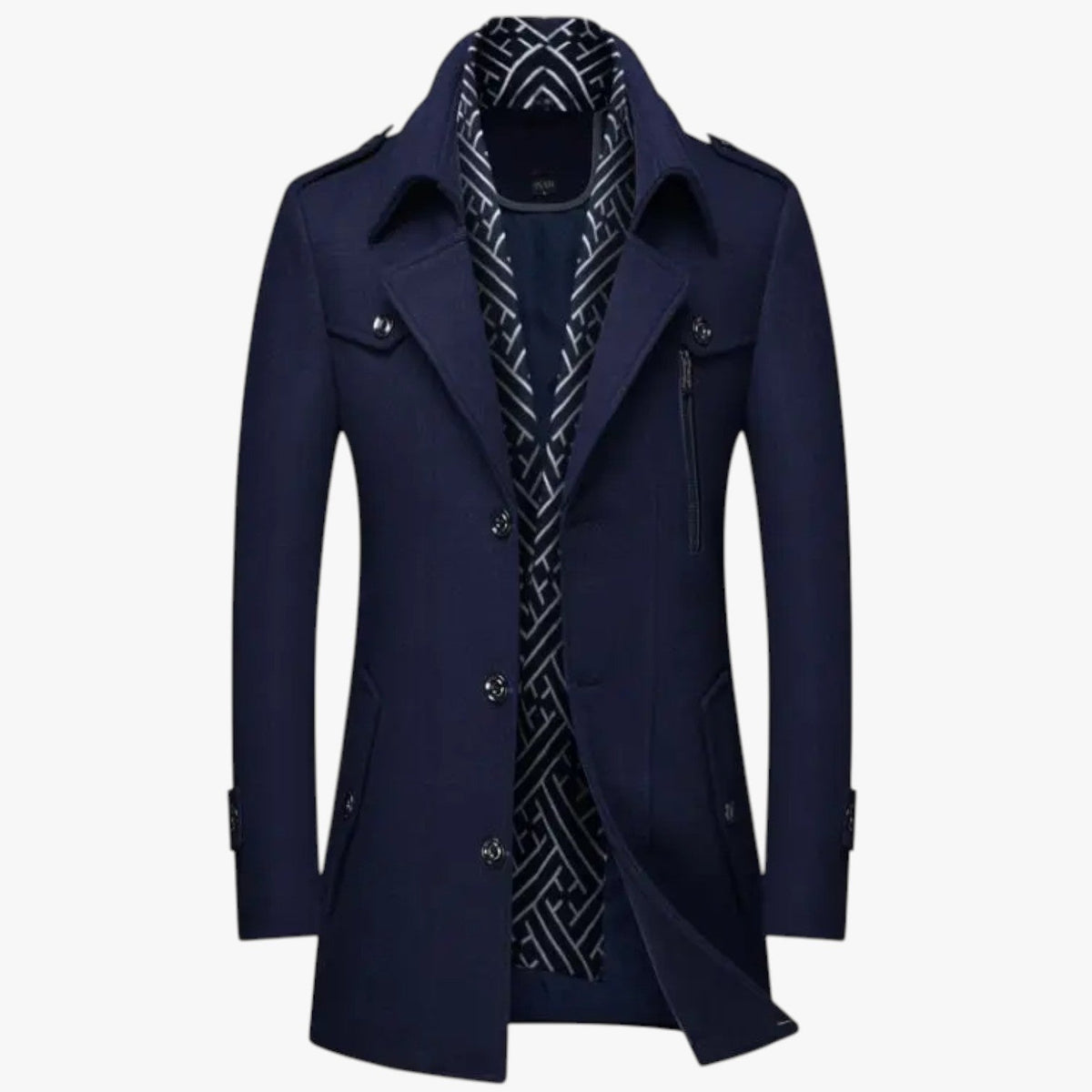 Dalton | Eleganz und Wärme - Langer Wollmantel für den Winter