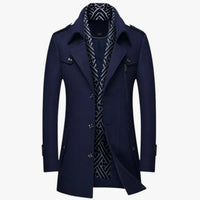 Dalton | Eleganz und Wärme - Langer Wollmantel für den Winter