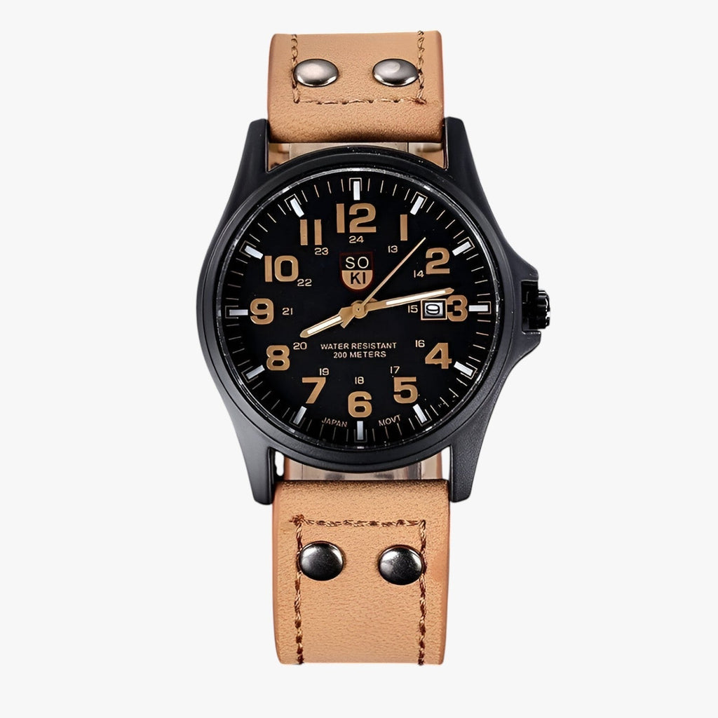 Claudio | Eleganz für den Alltag – Herrenarmbanduhr mit Datum und sportlichem Stil