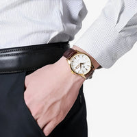 Renzo | Klassische Luxus-Lederuhr