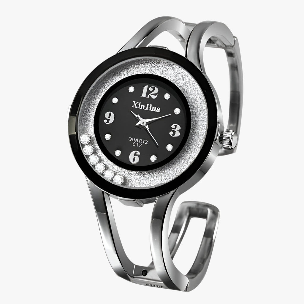 Amaia | Elegante Uhr mit Armband aus Kristall