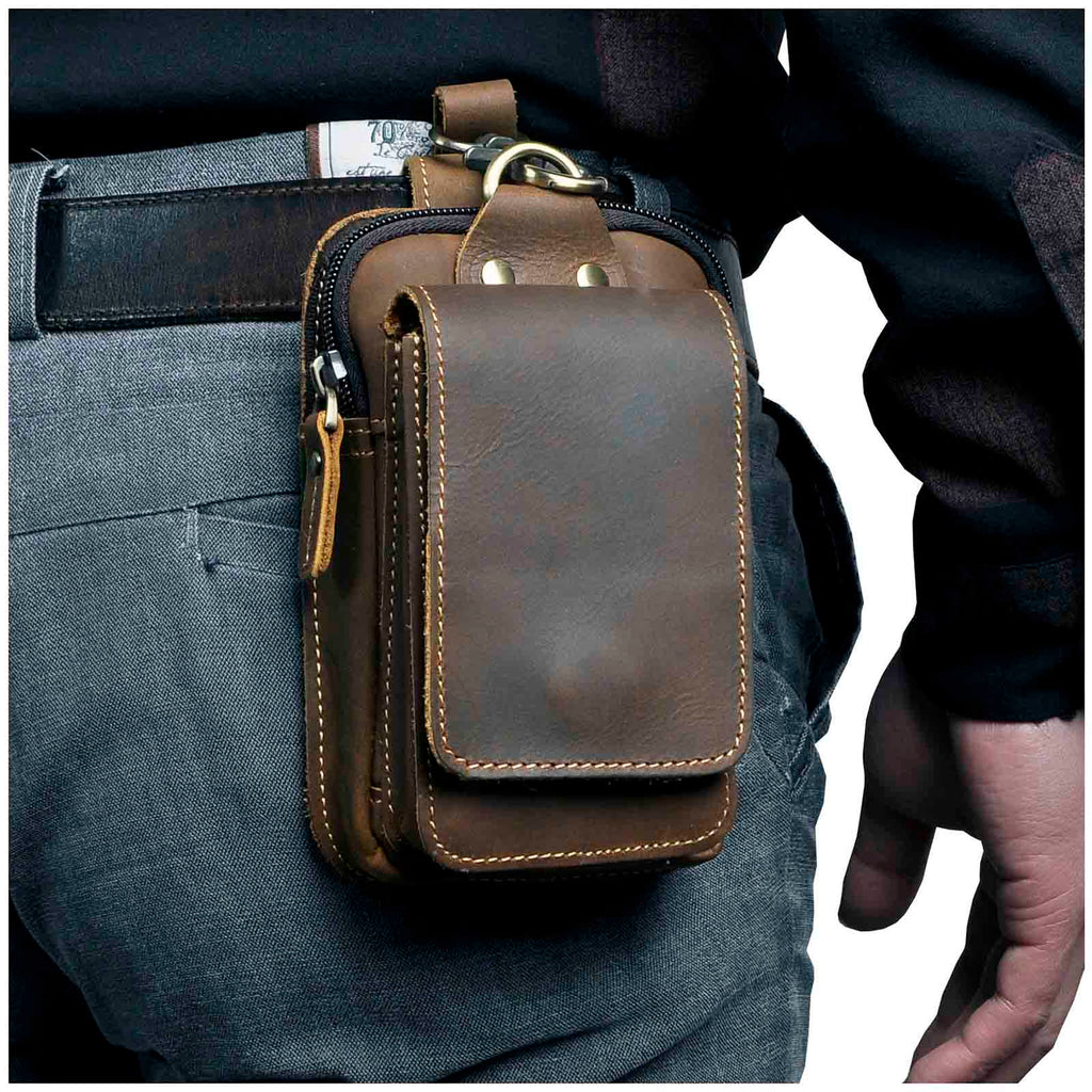 Echte Leder Herren Hüfttasche