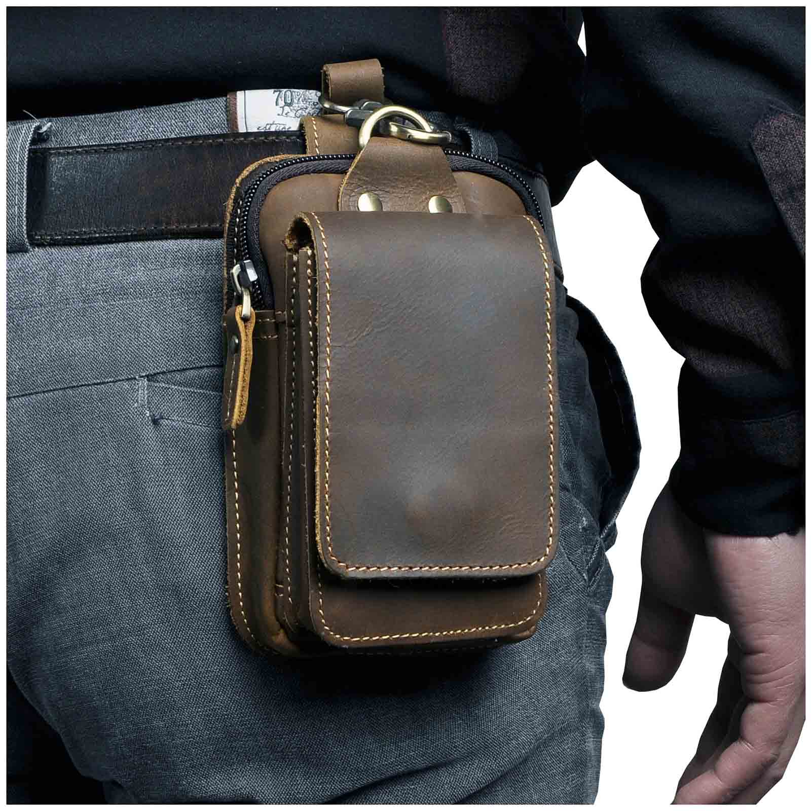 Echte Leder Herren Hüfttasche