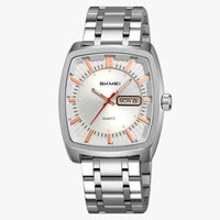 Alfred | Herrenarmbanduhr wasserdicht mit Datum und lumineszierendem Zifferblatt