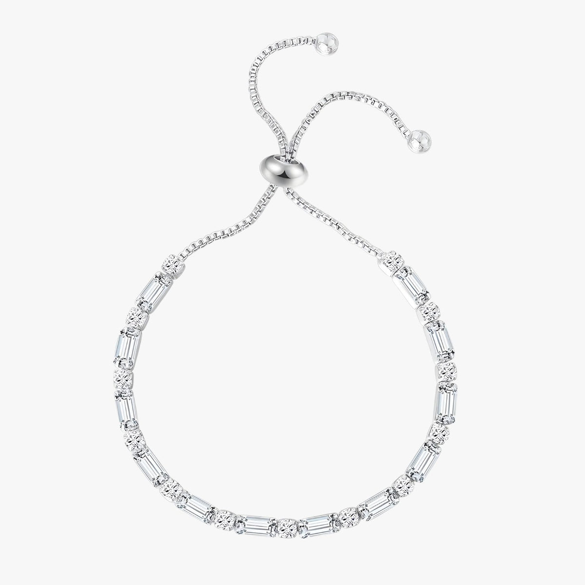 Valerie | Geometrisches Armband Roségold mit Zirkonia Elegantes Geschenk für Damen