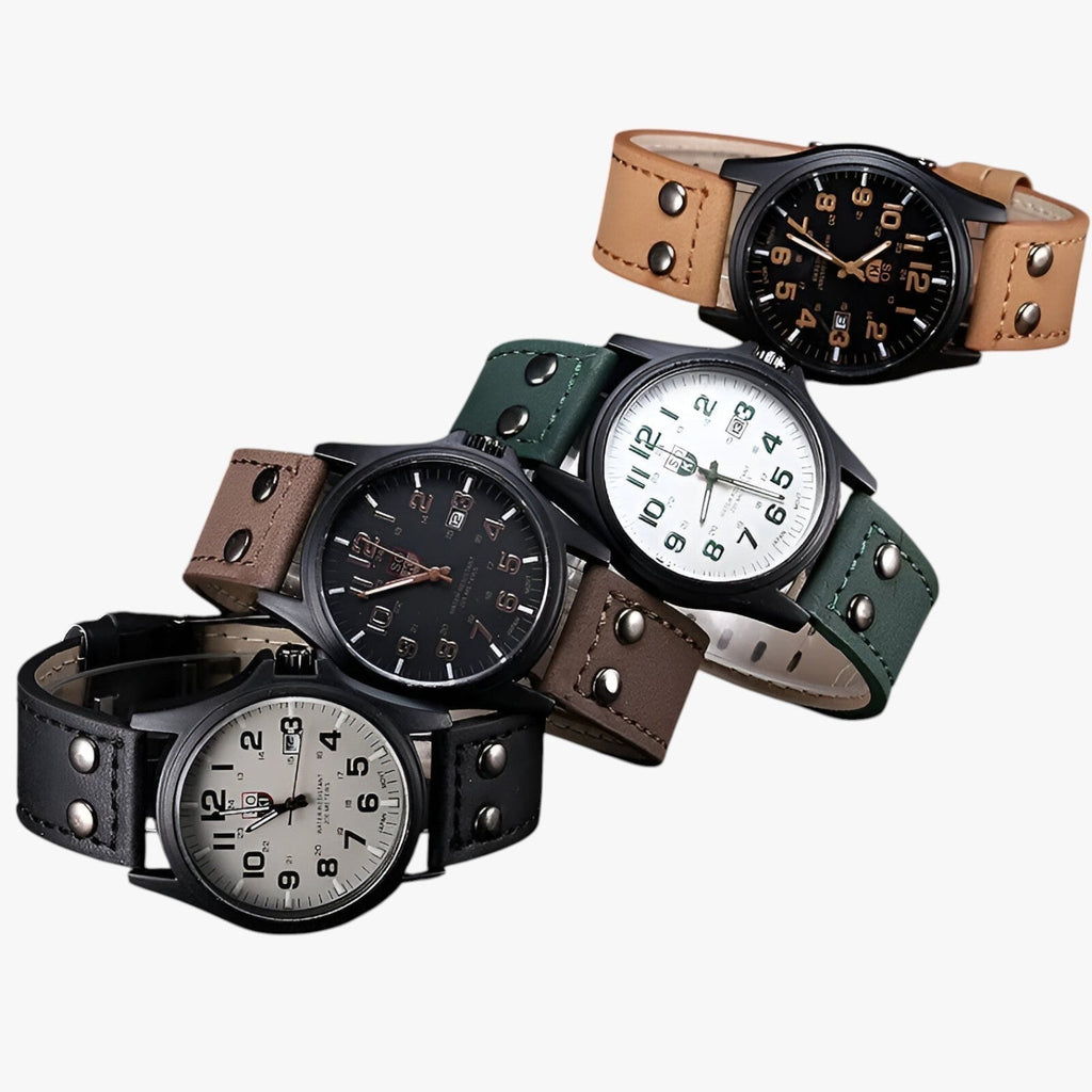 Claudio | Eleganz für den Alltag – Herrenarmbanduhr mit Datum und sportlichem Stil