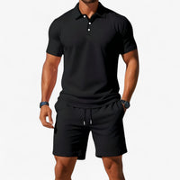 Adrian | Atmungsaktives Sommer-Polo-Set für Herren