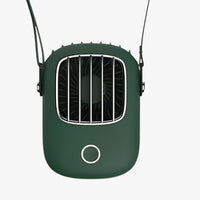 Tragbarer Nacken- und Deckenventilator - Wiederaufladbare Kühlung mit LED-Licht
