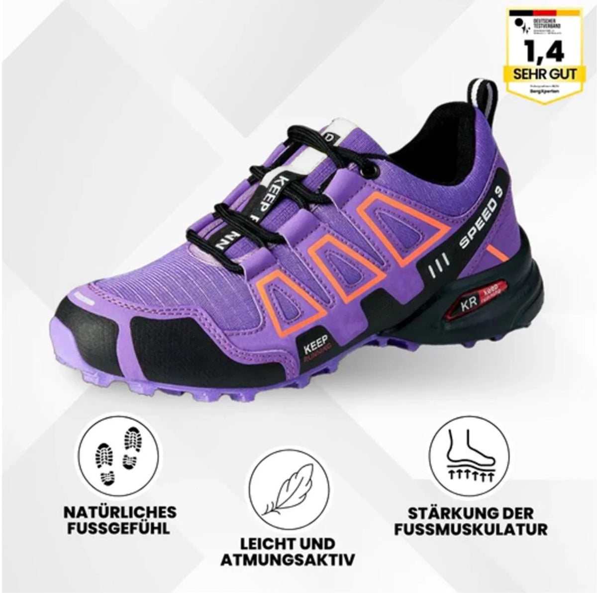 OrthoTrekking – Ergonomische Wanderschuhe mit bequemer Passform für Senioren