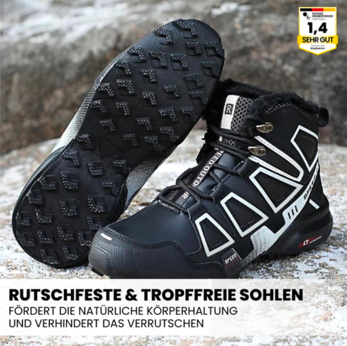 OrthoTrekking Pro - ergonomische Trekking u.-Wanderschuhe