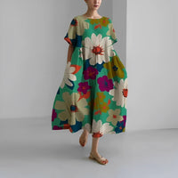 Luftiges Sommer-Maxikleid mit Taillenakzent – Clara