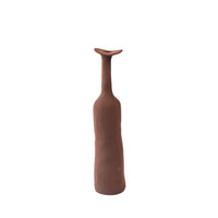 Moderne Morandi-Keramikvase | Schlankes, raffiniertes Akzentstück