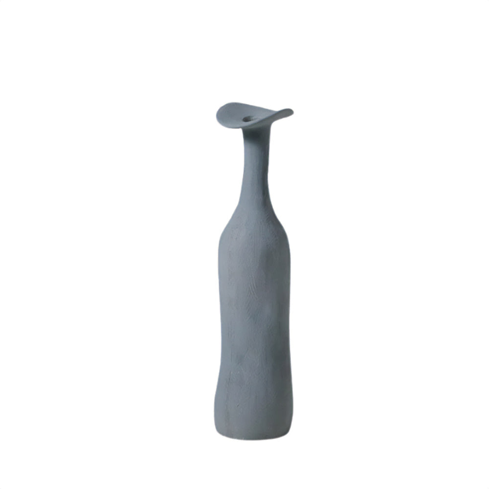 Moderne Morandi-Keramikvase | Schlankes, raffiniertes Akzentstück