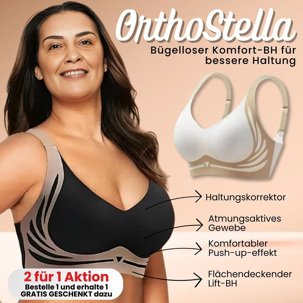 OrthoStella - ergonomischer, bügelloser Komfort-BH für ein gutes Tragegefühl