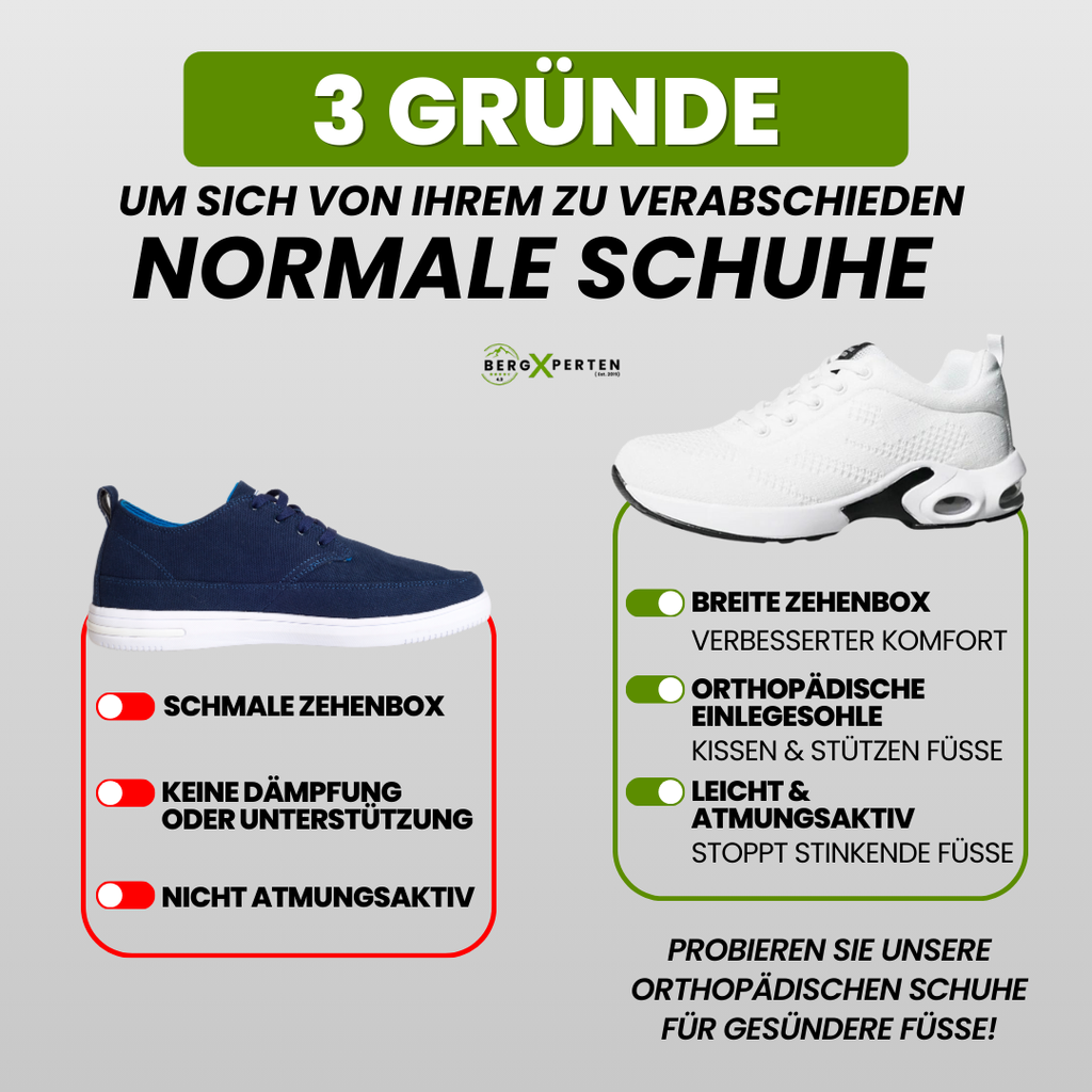 OrthoCare – Ergonomische Schuhe Schlaf