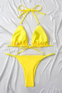 Capri Azure™ - Ring Linked Halter Bikini