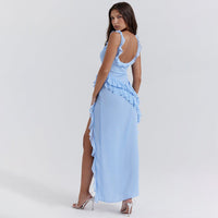 BreezeChic™ - Elegantes Kleid mit Rüschen