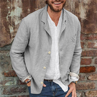 Legere Baumwoll-Leinen Herren-Jacke – Lennart