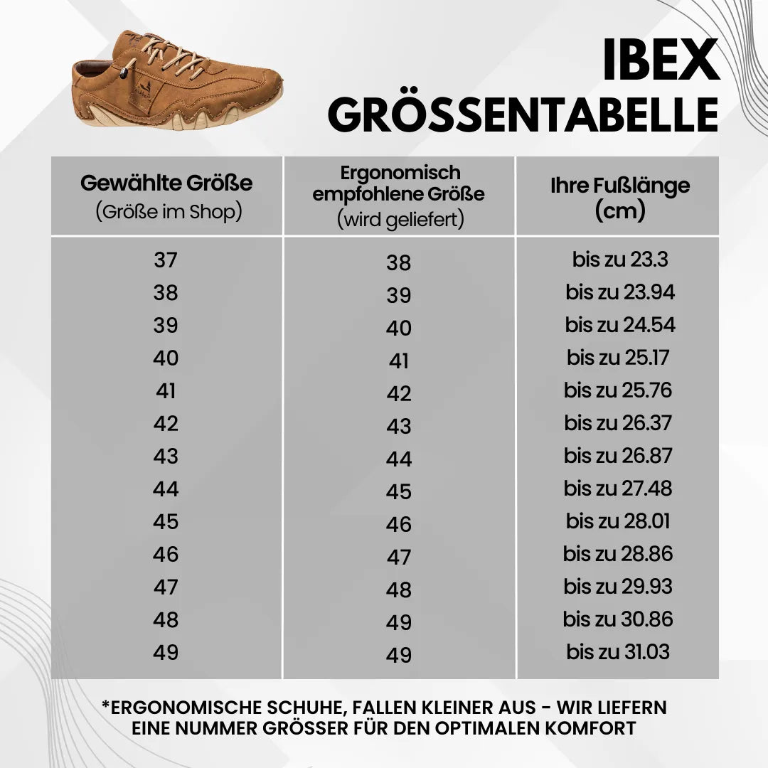 Ibex - ergonomischer & wasserdichter Leder-Barfußschuh