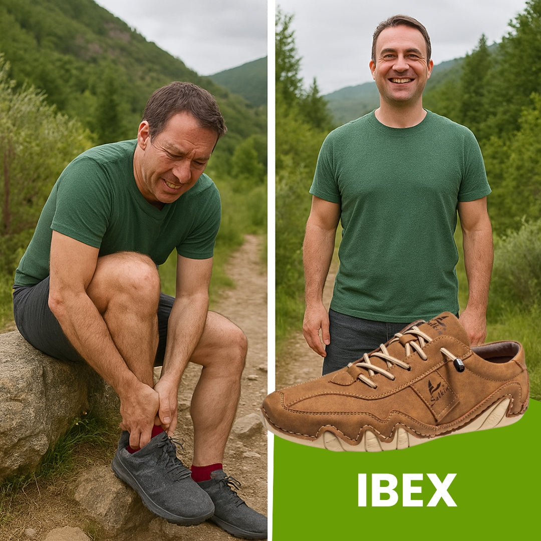 Ibex - ergonomischer & wasserdichter Leder-Barfußschuh