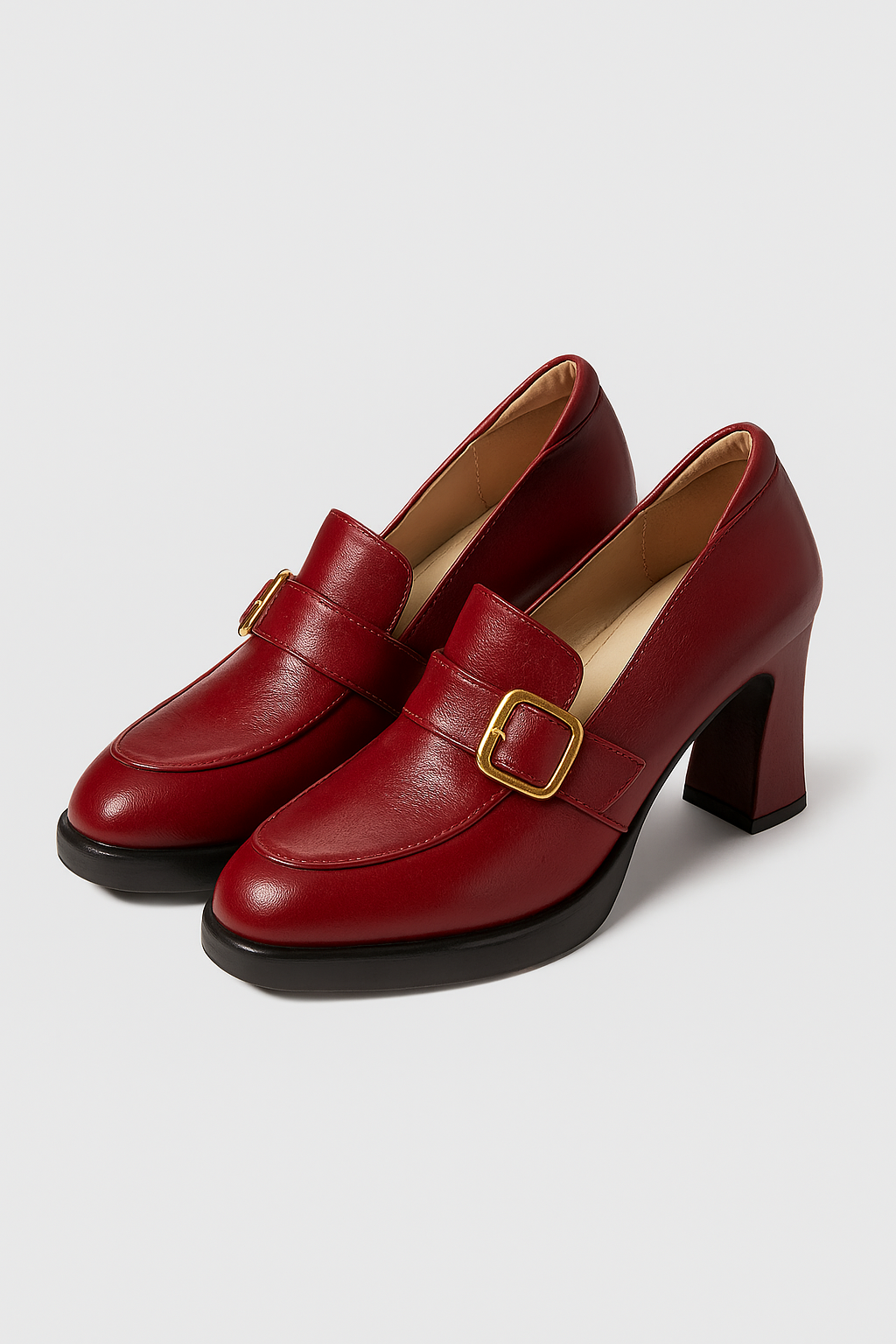 Jasiri | Damen Absatz-Pumps mit Schnalle