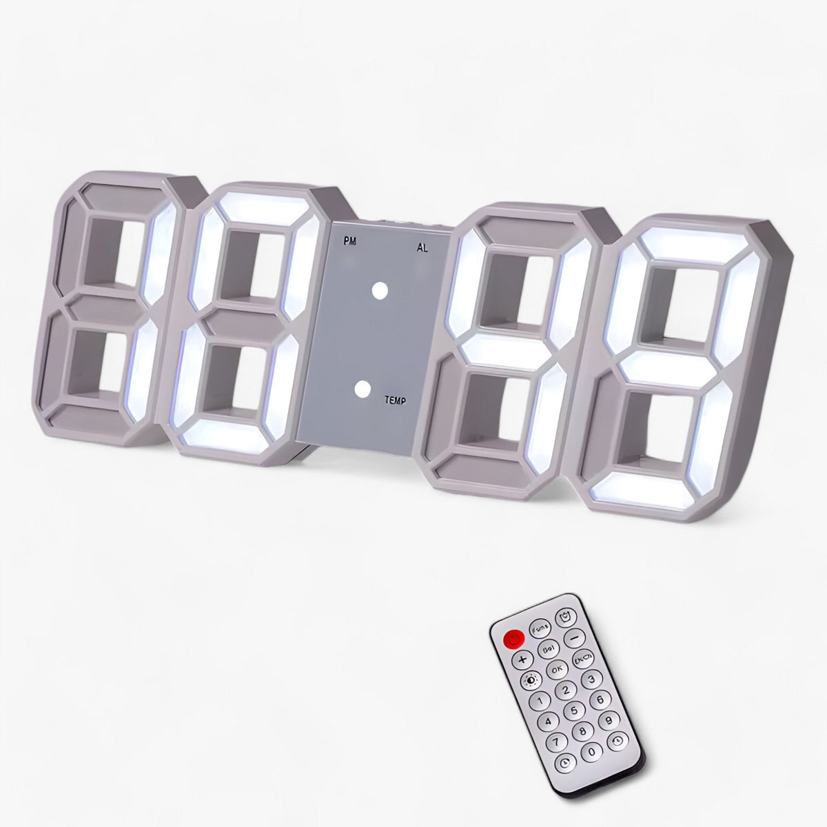 NordiClock | Wecker und digitale Uhr - Multifunktionale elektronische Anzeige