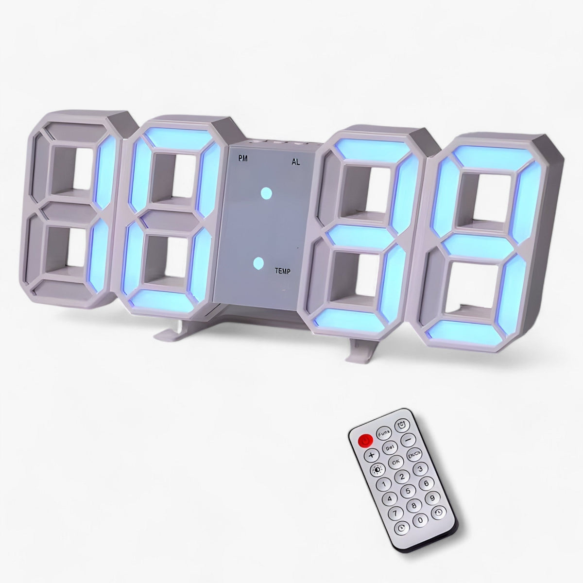 NordiClock | Wecker und digitale Uhr - Multifunktionale elektronische Anzeige