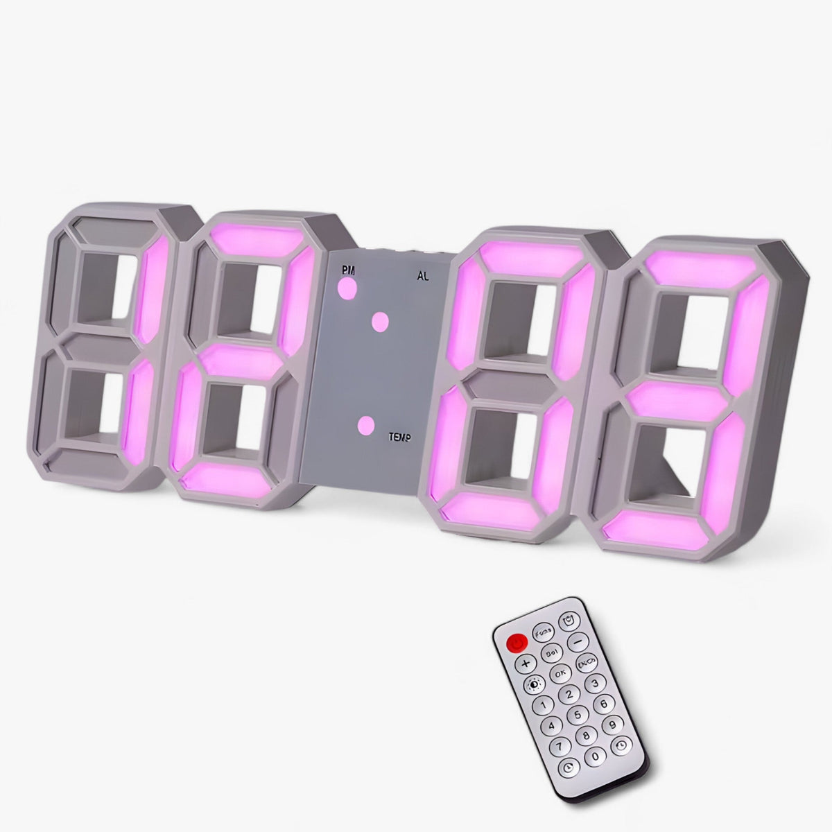 NordiClock | Wecker und digitale Uhr - Multifunktionale elektronische Anzeige
