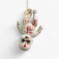 Schwebende Gespensterbabypuppe - Gruselige Deko für Halloweenhof