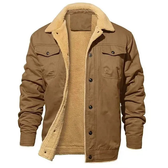 Herren Bomberjacke aus Baumwollfleece – Ewan