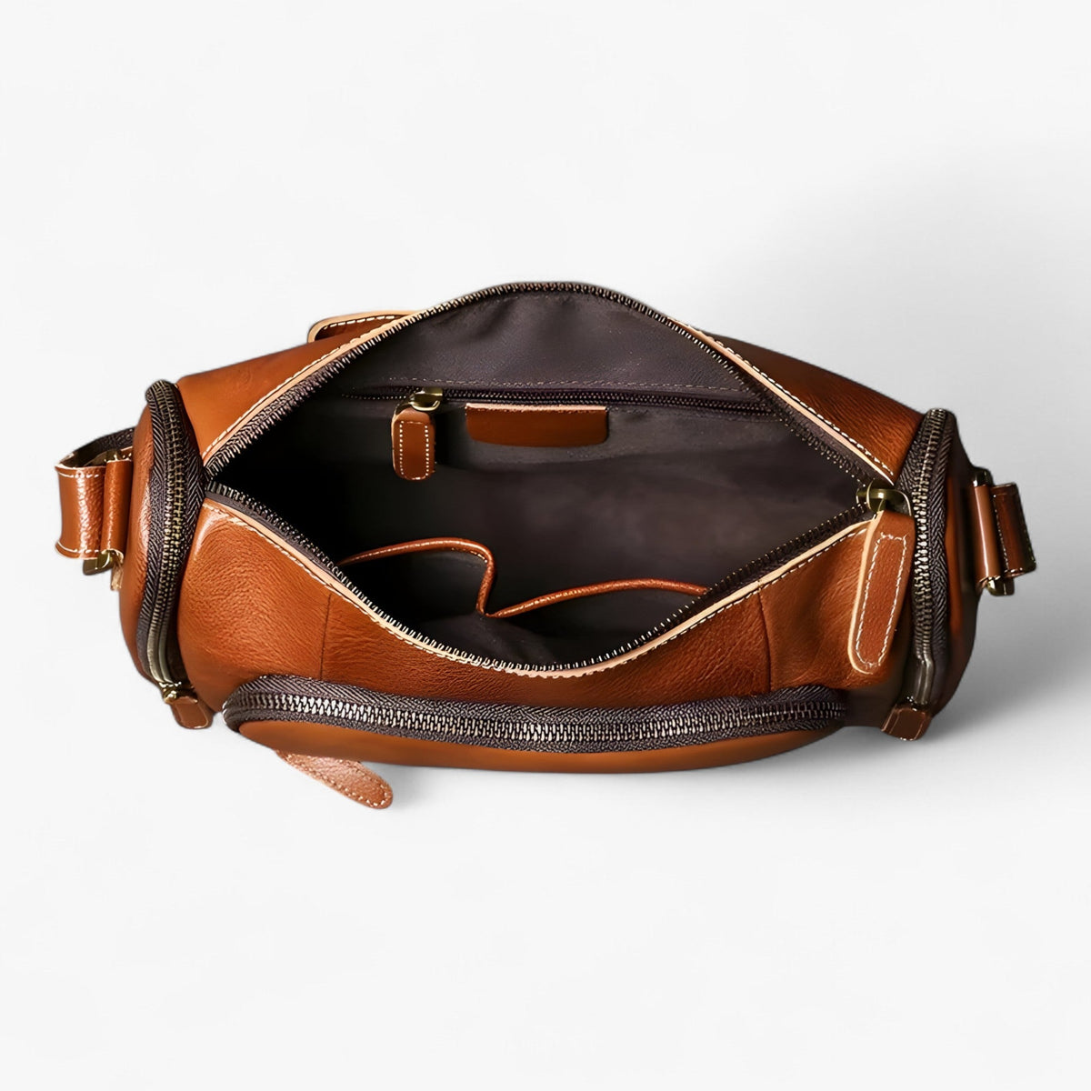 Benjamin | Vintage Schultertasche - Elegant und Mehrfach compartmented