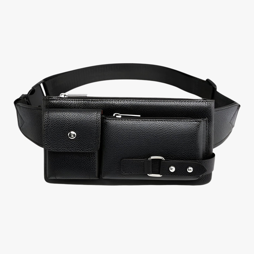 Azriel | Multifunktionale Leder Bauchtasche
