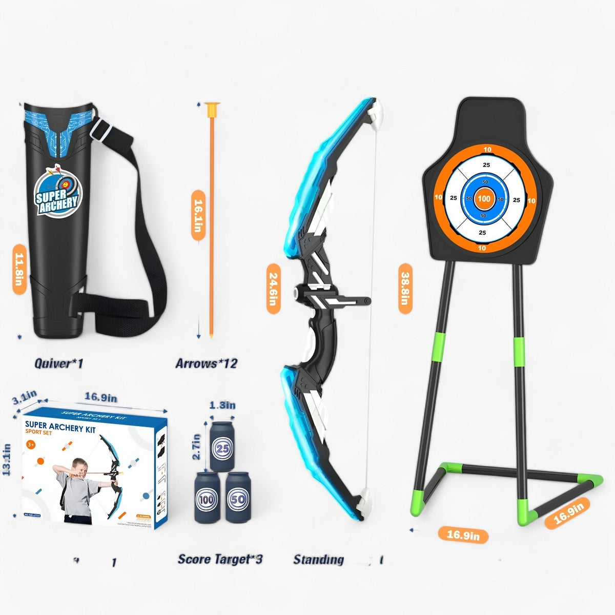 Zaido | Abenteuer Bogen Set – Aktives Outdoor-Erlebnis