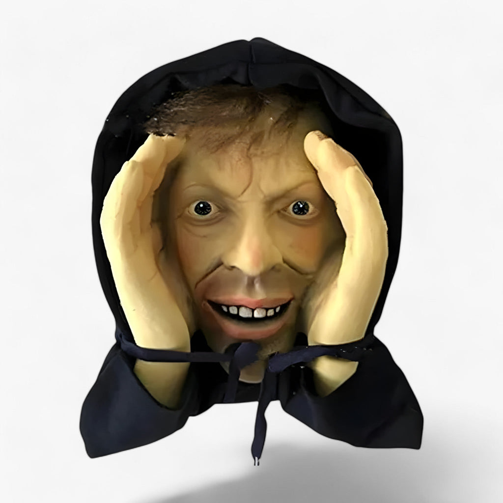 Hängende Clownmaske - Gruselige Halloween-Dekoration
