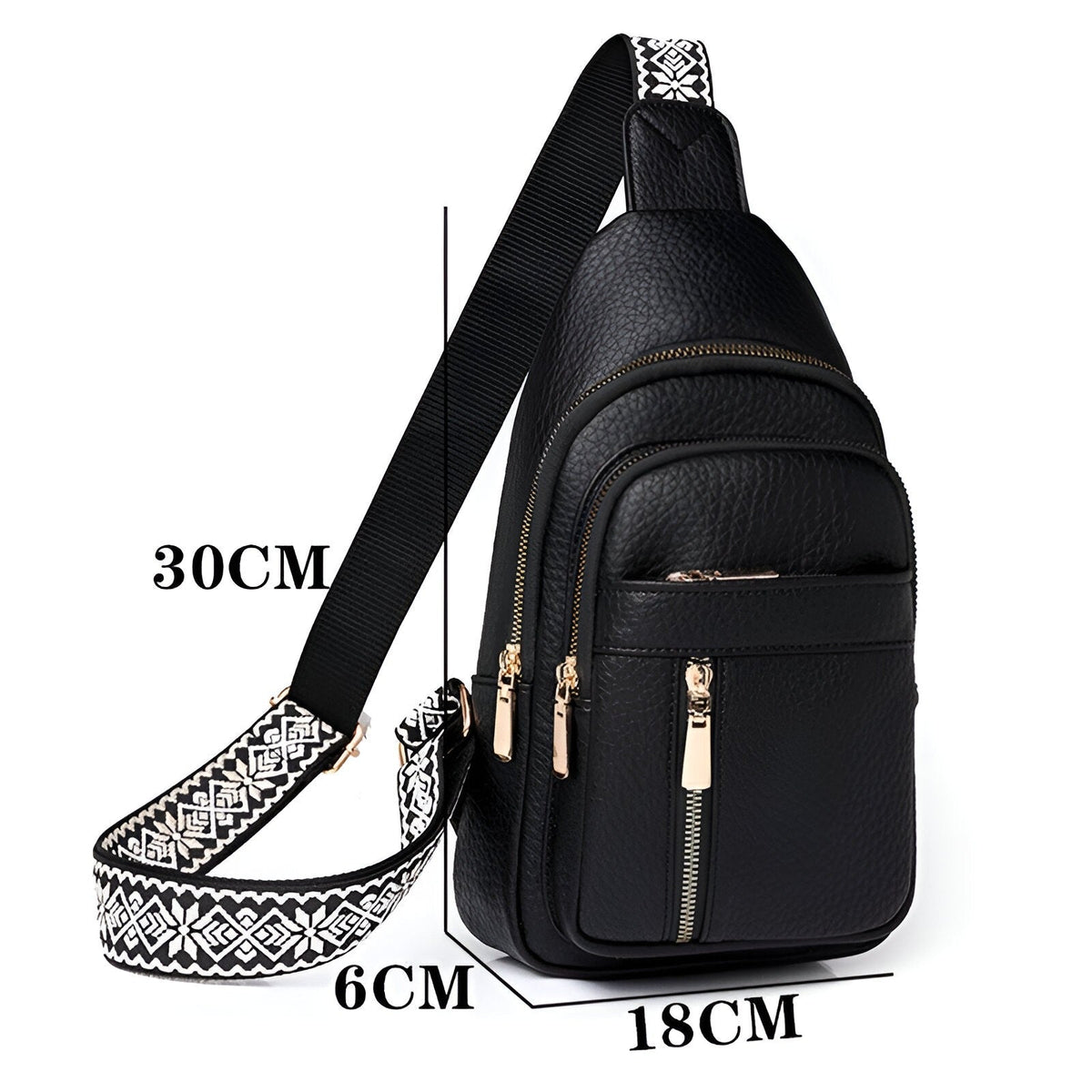Moderne PU-Leder Brusttasche – Elegant & Vielseitig