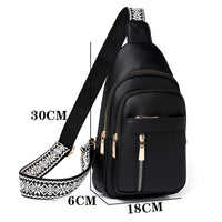 Moderne PU-Leder Brusttasche – Elegant & Vielseitig
