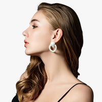 Irene | Eleganz ohne Piercing – Clip-On-Hängeohrringe