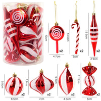 Rote Weihnachtskugeln – festliche Ornamente und Weihnachtsgeschenke